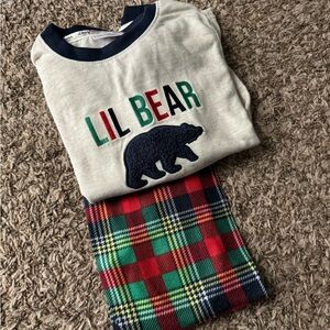 Lil bear matching family pajamas